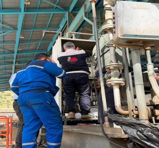 تحويل موقت واحدهاي A,B,D كمپرسور گاز نئوپنيون تاسيسات تقويت فشار گاز دوراهان 2